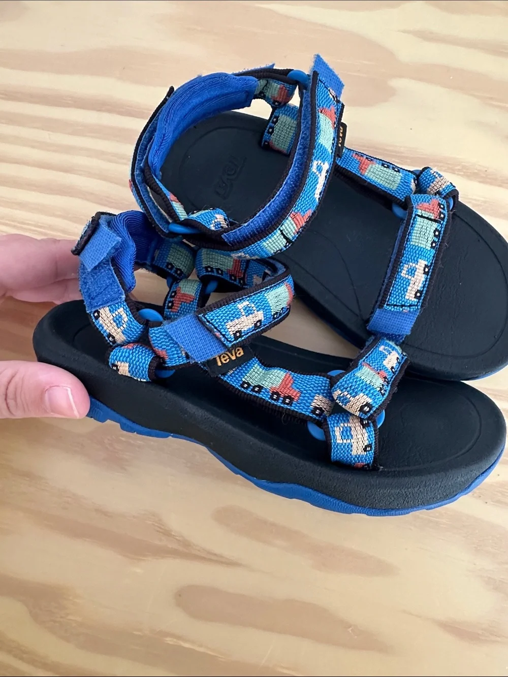 Teva Kids Blue Multi‑Vehicle Strap Sandal